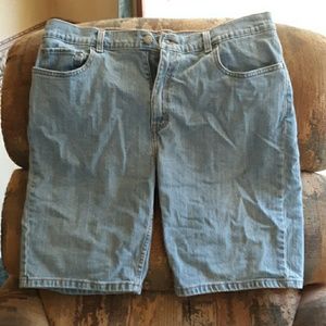 Men's Blue Jean Shorts / George / size: 34